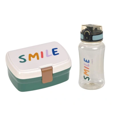 Immagine di Lunchbox + Borraccia Happy Smile Milky