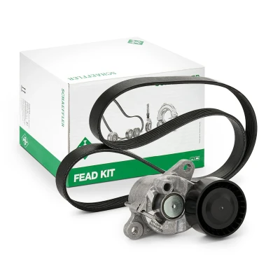 Immagine di INA 529 0379 10 Kit cinghie Poly V Controllare corsa libera generatore ed ev. sostituire PEUGEOT: Rifter MPV, 208 I Hatchback, 308 SW 2