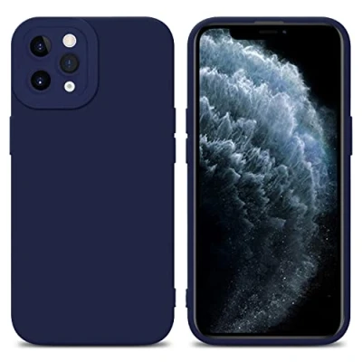 Immagine di Cadorabo Custodia compatibile con Apple iPhone 11 PRO in FLUID BLU SCURO Coperchio protettivo silicone TPU flessibile