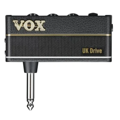 Immagine di VOX AMPLUG 3 UK DRIVE Mini Amplificatore Portatile Chitarra Elettrica, A Batteria, Effetti Stereo Chorus/Delay/Reverb, Doppio Canale, Controlli Gain/Tone/Volume, Uscita Cuffie, Aux in