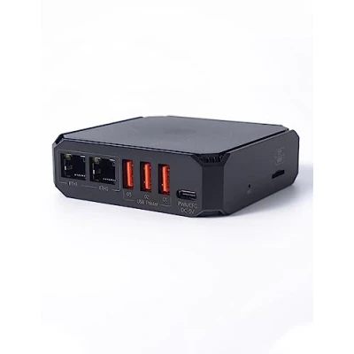 Immagine di LOYALTY SECU Server di Stampa Rete Wireless WiFi Blue TH con 3 Porte USB, Supporta Tre Segmenti Diversi