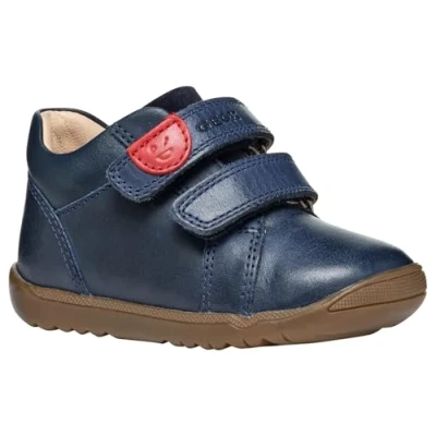 Immagine di Geox Macchia Scarpe a strappo per bambini, Taglia: 24, Navy Pelle / sintetico