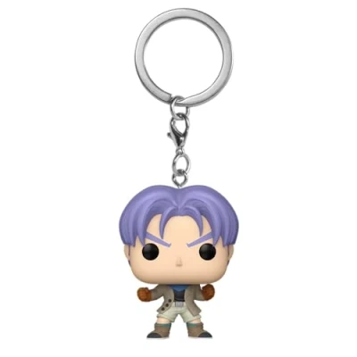 Immagine di Funko Pop! Keychain: DBGT Trunks Dragon Ball GT Mini Figura in Vinile da Collezione Novità Portachiavi Riempitivi per Calze Idea Regalo Merchandising Ufficiale Anime Fans Minifigure