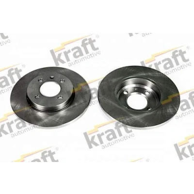 Immagine di KRAFT Disco freno VOLKSWAGEN: Golf 3, 4 Cabrio, Caddy 2 Kastenwagen, SEAT: TOLEDO 1 256mm 12,9mm pieno 6040060 357615301 Dischi