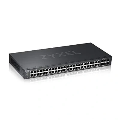 Immagine di Zyxel Switch gestito di Layer 2, da 44 porte Gigabit Ethernet con 4 combo + 2 SFP e modalità ibrida su cloud [GS2220 50]