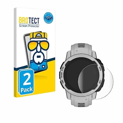 Immagine di brotect Pellicola Copertura Completa per Garmin Instinct 2S Solar (40 mm) (2 Pezzi) Full Cover 3D Curvo