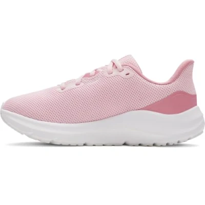 Immagine di Under Armour Charged Pursuit 4 Scarpe da corsa su strada, Donna, Taglia: 40, Prime pink / elixir white Tessuto sintetico