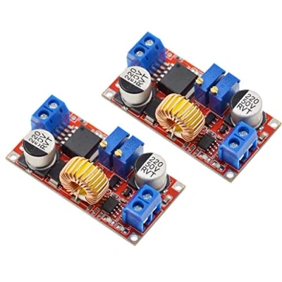 Immagine di TECNOIOT 2pcs 5A Max XL4015 DC to CC CV Step Down Lithium Battery Charger Converter