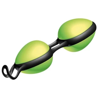 Immagine di JOYDIVISION Joyballs Secret Duo Sfere d&#039;amore Verde vaginali per la ginnastica del pavimento pelvico Compatibili con lubrificanti a base d&#039;acqua e silicone