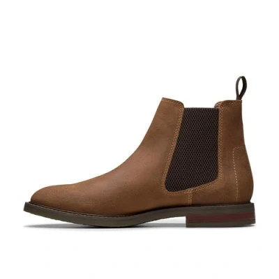 Immagine di Clarks Jaxen Facile, Stivali Chelsea Uomo, Pelle Scamosciata Cola, 42.5 EU
