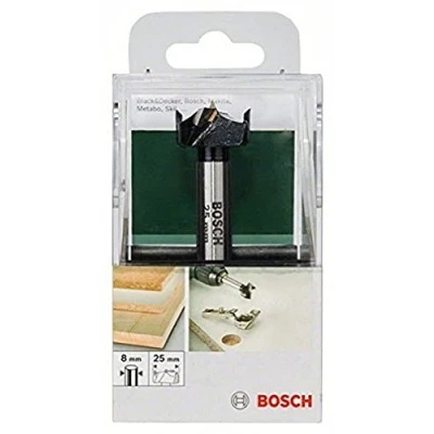 Immagine di Bosch Accessories 2609255280 Punta Forstner 25 mm Lunghezza totale 90 Alberino cilindrico 1 pz.