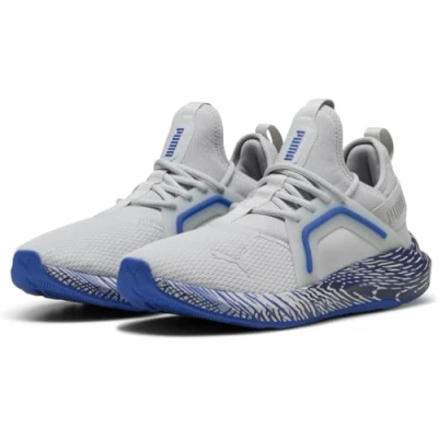 Immagine di Puma Softride ENZO 5 Biotic WRAP Unisex Scarpe da allenamento, Taglia: 40, Cool light gray/vivid blue/navy Tessuto