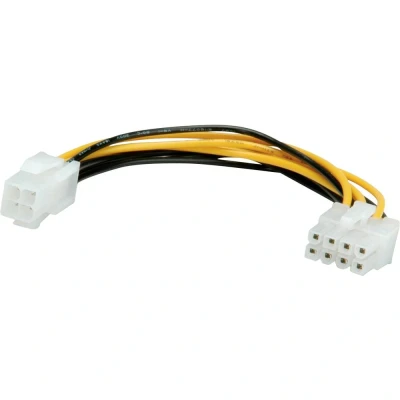 Immagine di Cavo Computer Roline [1x Spina PCIe 8 poli 1x alimentatore ATX a 4 poli] 0.15 m Multicolore
