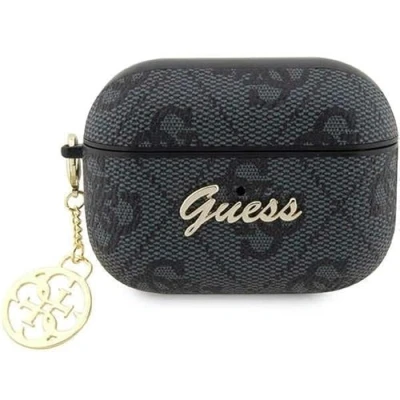 Immagine di Guess GUAP2G4GSMK Custodia per AirPods Pro 2 Nero 4G Charm Collection