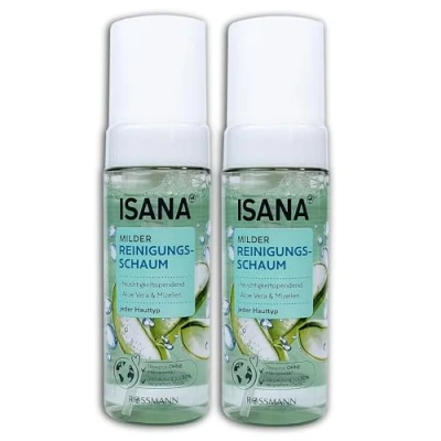 Immagine di Confezione da 2 schiuma detergente ISANA x 150 ml