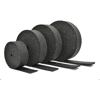 Immagine di My Plast Rotolo di cuscinetti per terrazze Rullo in granulato gomma resistente all&#039;acqua costruzione terrazze, 10.000 x 50 10 mm, 1 pezzo