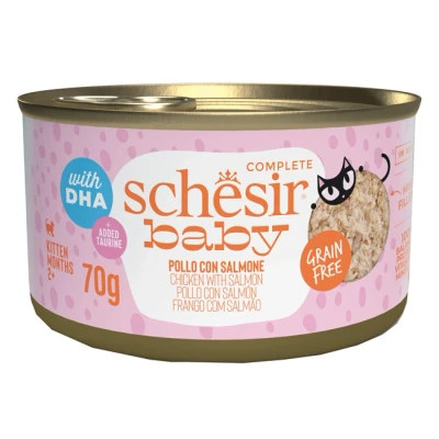 Immagine di Baby Filetti in Brodo Pollo e Salmone per Kitten 70GR