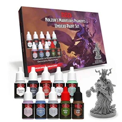 Immagine di The Army Painter Dungeons and Dragons Nolzur’s Marvelous Pigments Undead Paint Set 10 Colori Acrilici per Roleplaying, Giochi da Tavola e Pittura di Modelli in Miniatura