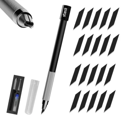 Immagine di stedi Coltello Artigianale, Strumenti Di Modellismo, Craft Hobby Knife Kit Precisione in Metallo Con 20 Lame Per Gundam, Modello Militare Scala, Parti Resina 3d