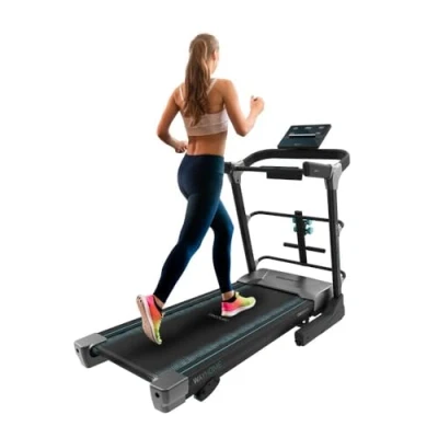 Immagine di Cecotec Tapis roulant pieghevole DrumFit WayHome 1800 Runner Sprint. 2200 W, 1 18 Km/h, 12 programmi, pannello di controllo LCD, superficie corsa 133 x 46 cm con ammortizzazione, inclinazione