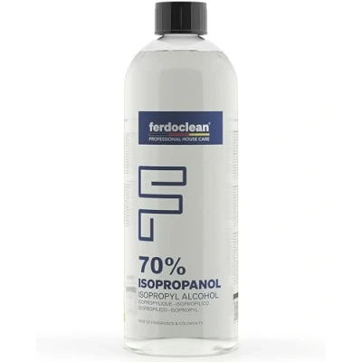 Immagine di 1 litro di alcool isopropilico al 70%, solvente isopropanolo per vernici d’auto e sgrassatore, IPA 1000 ml, 2 propanolo