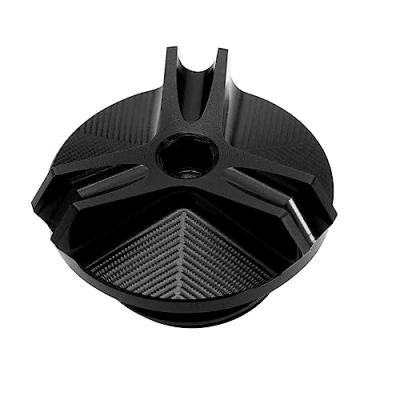 Immagine di SG Store tappo di scarico dell&#039;olio motore coppa dado coperchio compatibile con Kawasaki Z900/Z400/Z650/Z900/Z1000 M20x2.5 CNC lega alluminio parti del motociclo nero