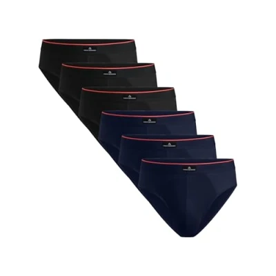 Immagine di DANISH ENDURANCE Slip Uomo Cotone Elasticizzati, Mutande Senza Etichetta, Morbide e Traspiranti, 6 Paia