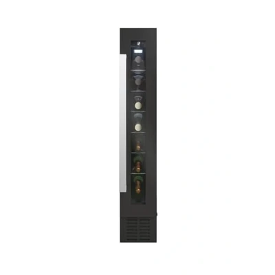 Immagine di CANDY CCVB 15/1, Cantinetta vino integrabile, 7 bottiglie, anti UV, conpressore antivibrazioni, lude LED interna, 39 dBA, nero