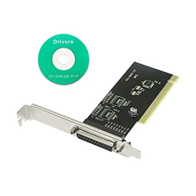 Immagine di CERRXIAN Scheda PCI parallela a 1 porta Adattatore per 25Pin Lpt DB25 controller stampante