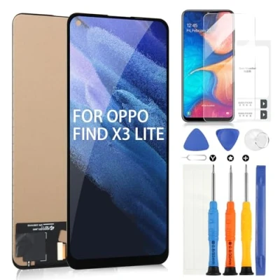 Immagine di ARSSLY Schermo per Oppo Find X3 Lite 5G / Reno5 CPH2145 LCD Display Touchscreen Digitizer Assembly Sostituzione con Strumenti 6.43&quot;