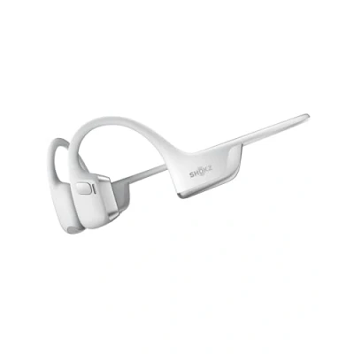 Immagine di SHOKZ Cuffie Sportive OpenRun Pro 2 a Conduzione Ossea, Wireless Bluetooth 5.3, Microfoni con Cancellazione Rumore, Impermeabili IP55, 12 Ore Riproduzione, Ricarica Rapida USB C, Argento