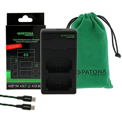 Immagine di PATONA NP FZ100 PD Performance Caricatore (max. 1500 mA) USB C Mini Dual LCD PD/QC (161858)