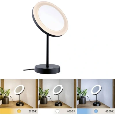 Immagine di Paulmann Masua 71151 Lampada LED per specchio 4 W Bianco caldo Nero (opaco)