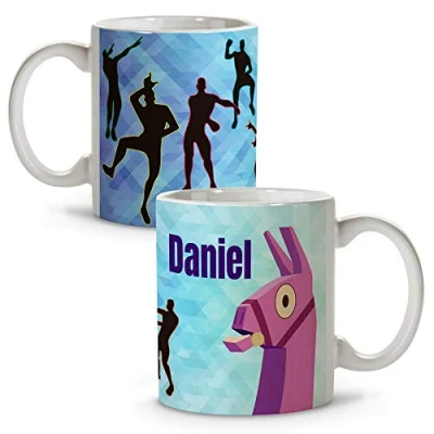 Immagine di Tazza Fornite. personalizzata. Tazze colazione. Regalo geek. originali con nome. Fornite