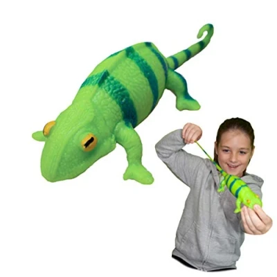 Immagine di Rep Pals Camaleonte, Giocattolo Elastico di Deluxebase. Animaletti Gomma Super Elastici Che sembrano Veri, Perfetti per i Bambini
