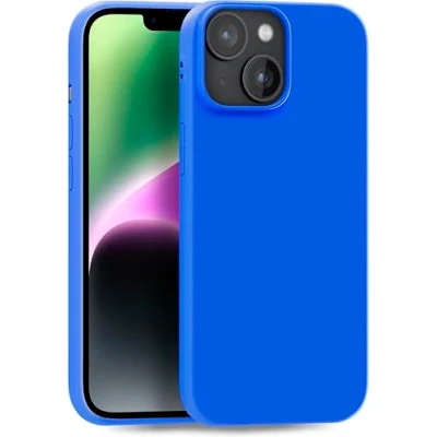 Immagine di MyGadget Cover per iPhone 14 Custodia Protettiva in Silicone Morbido Case TPU Flessibile Ultra Protezione Antiurto &amp; Antigraffio Blu