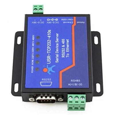 Immagine di Usr Tcp232 410S RS232 / RS485 Seriale a Ethernet Adapter/IP Device Server Converter Supporto DHCP/DNS