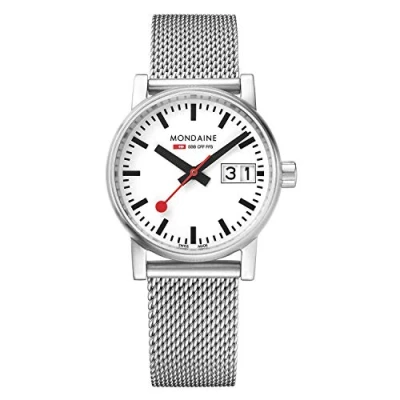 Immagine di Mondaine Orologio Analogico Classico Quarzo da Donna con Cinturino in Acciaio Inox MSE.30210.SM