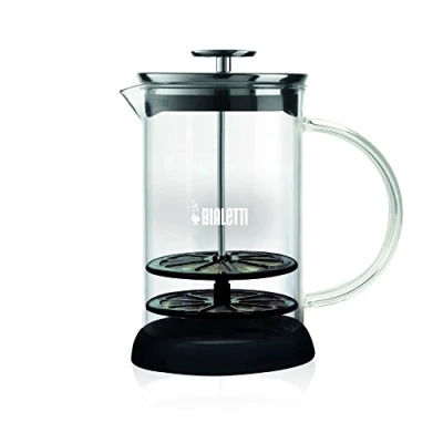 Immagine di Bialetti Cappuccinatore, Crema Perfetta, Adatto all&#039;utilizzo in Microonde, Lavabile Lavastoviglie, 330 ml, Vetro