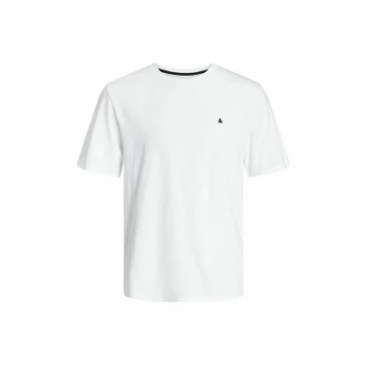Immagine di Jack &amp; Jones PLUS SIZE Einfarbig Tshirt basic, Uomo, Taglia: 4XL, White