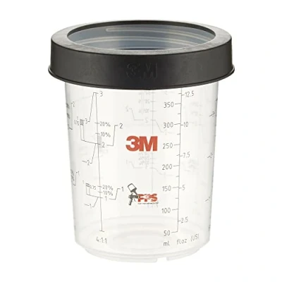 Immagine di 3M PPS Tazza Rigida con ghiera, Midi, 400 ml, 16122