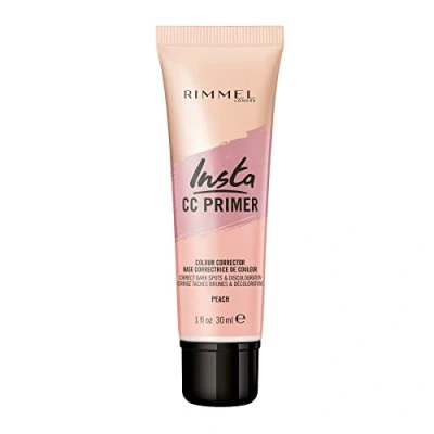 Immagine di 2 x Rimmel Insta Colour Correcting Primer Peach Corrects Dark Spots and Discolouration 30ml