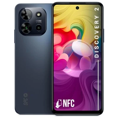 Immagine di SPC Discovery 2 Smartphone HD+ 6,6, 6 GB RAM (+8 virtuale), memoria interna 128 GB, tripla fotocamera AI, NFC, ricarica rapida 5000 mAh 18 W, Android 13, sblocco biometrico Deep Sky