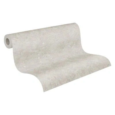 Immagine di Livingwalls Carta da parati 396563 in cemento di alta qualità beige con elementi design ed effetto lucido per varie stanze su 10,05m x 0,53m