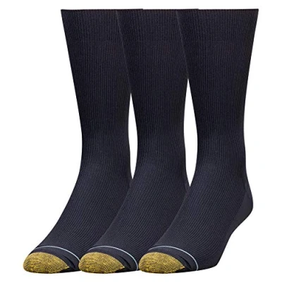Immagine di Gold toe da uomo Metropolitan vestito calzini, navy, calze Dimensioni 10 13, One _ size