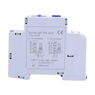 Immagine di Oubit Interruttore Timer, Alc18 Relè Temporizzatore Luce Scale Meccanico Ac 220 240v 16a Temporizzato Per Illuminazione Corridoio