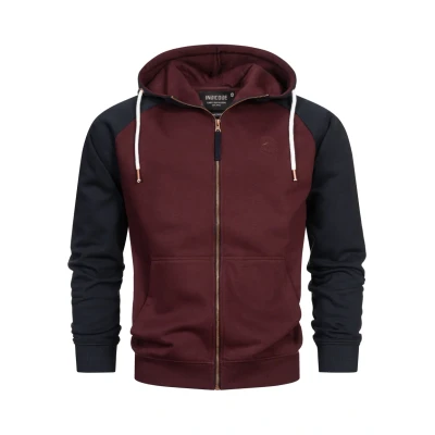 Immagine di Indicode Jeans Inpulko Felpa con zip, Uomo, Taglia: Small, Fudge