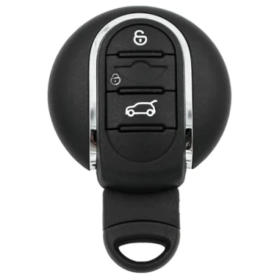 Immagine di 3 bottoni Blu Smart Remote Key Shell Case Fob custodia chiave a guscio auto ricambio telecomando Alloggiamento Fit per BMW Mini Cooper 2015 2016 2017 2018