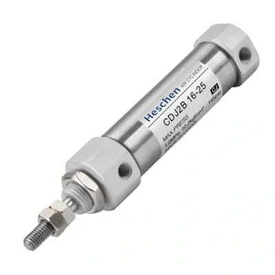 Immagine di Heschen Cilindro pneumatico sottile CDJ2B 16 25 M5, foro mm, corsa mm