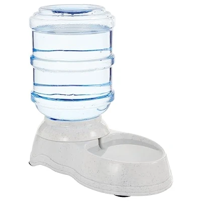 Immagine di Amazon Basics Cani,Gatti Distributore di acqua per animali domestici, Misura piccola, 3.8 L, Trasparente